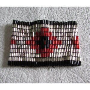 Tribal Design Bead Bracelet Cuff